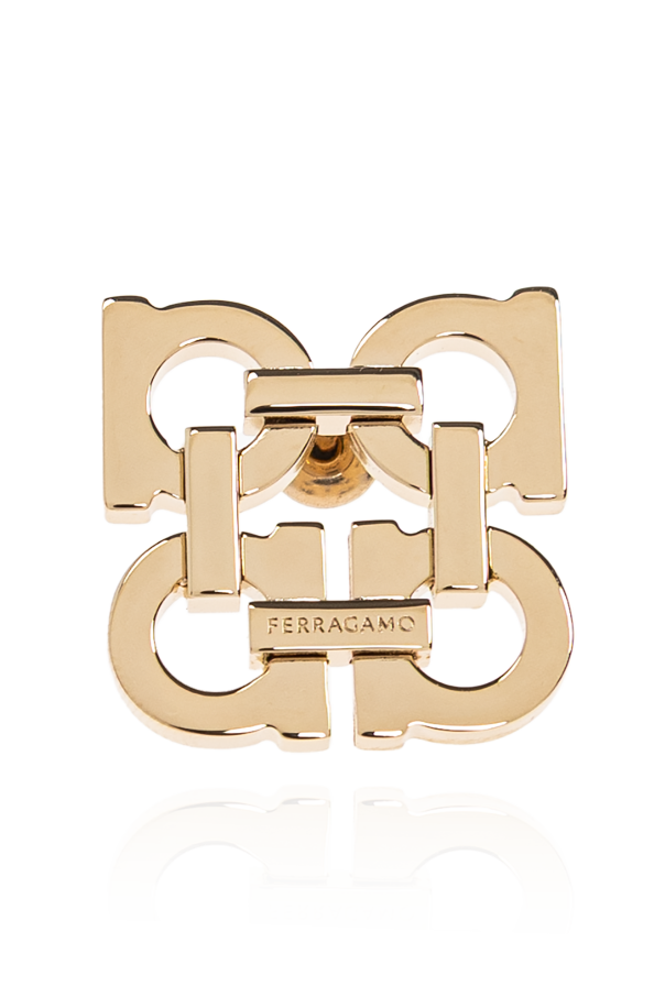 FERRAGAMO Pendientes con forma de logo
