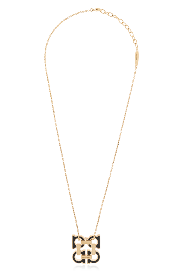 FERRAGAMO Halskette mit Anhänger in Form des Logos