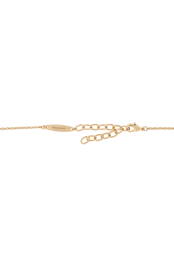 FERRAGAMO Naszyjnik z zawieszką w kształcie logo