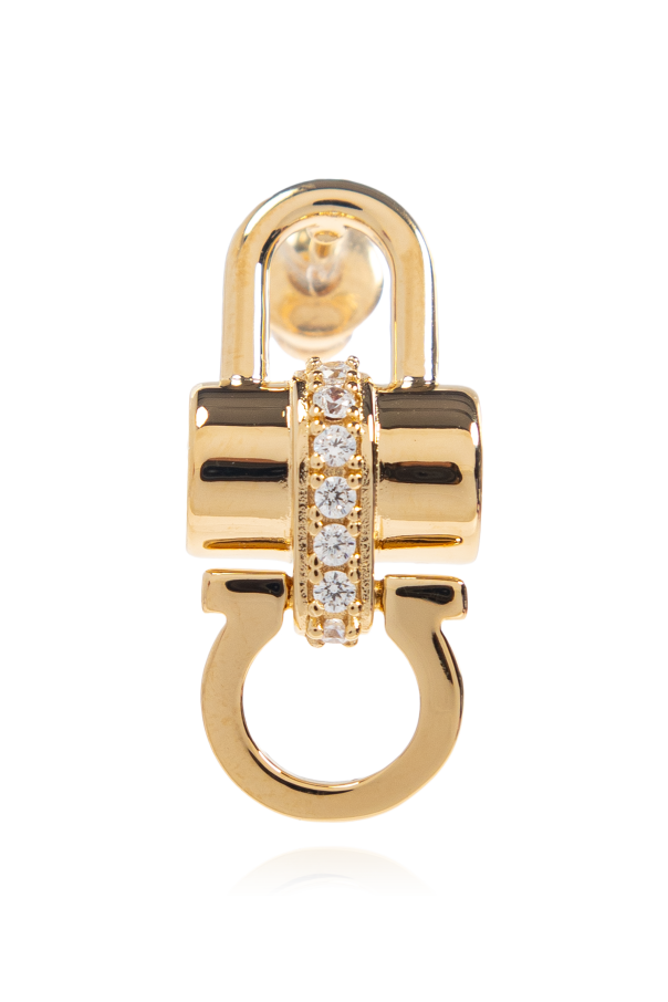 FERRAGAMO Earrings with sparkling crystals