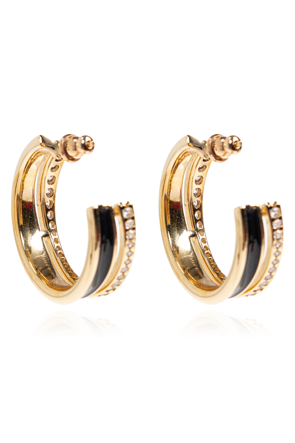 FERRAGAMO Earrings with shimmering crystals