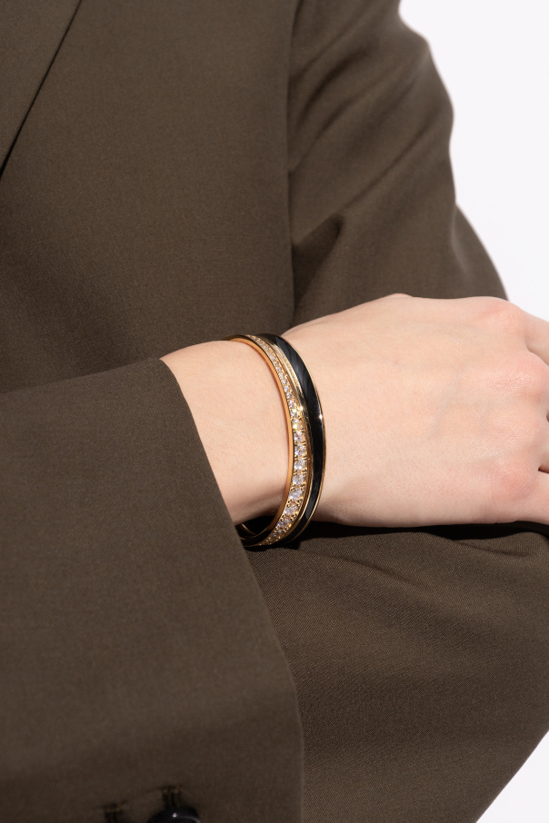 FERRAGAMO Brazalete con cristales brillantes