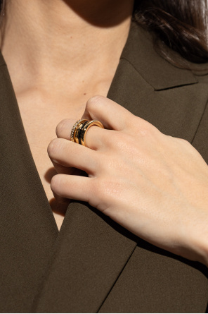 Ring with shimmering crystals od FERRAGAMO