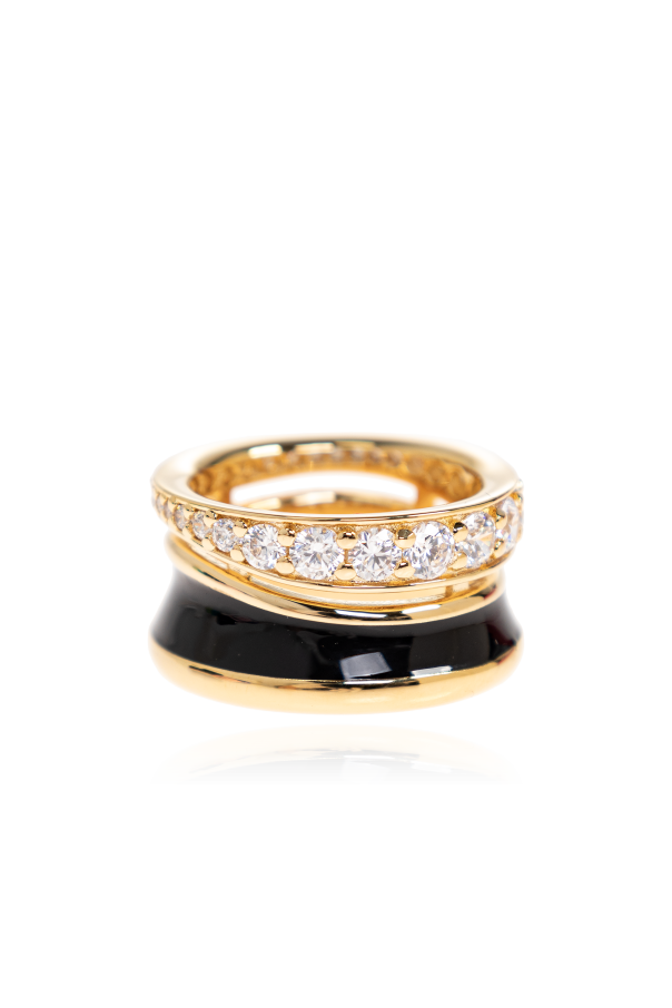 Ring with shimmering crystals od FERRAGAMO