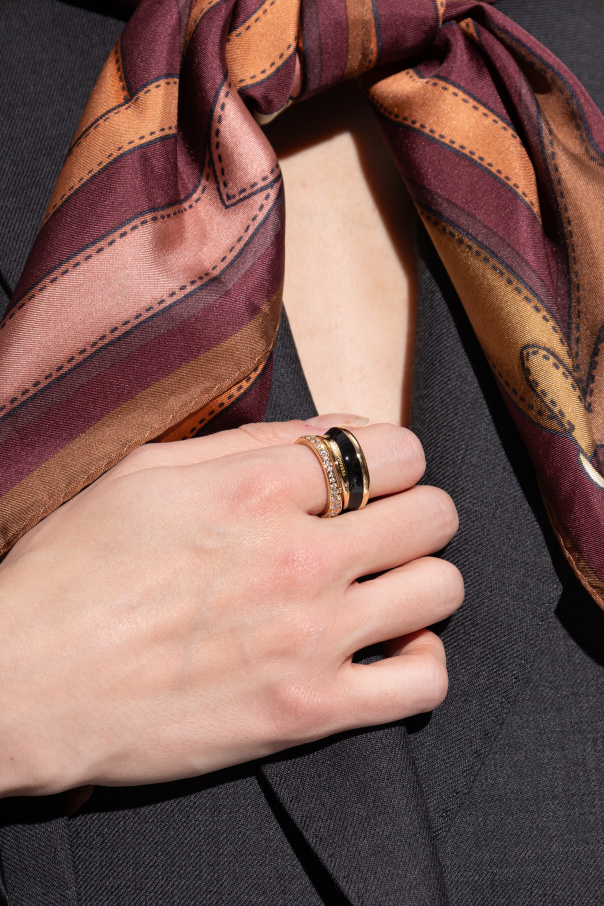 FERRAGAMO Ring with shimmering crystals