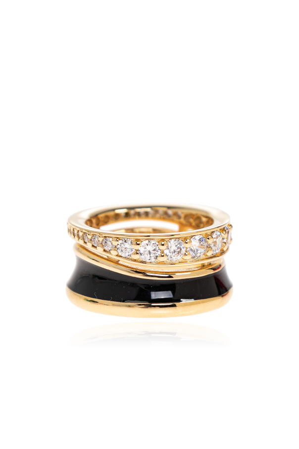 Ring with shimmering crystals od FERRAGAMO