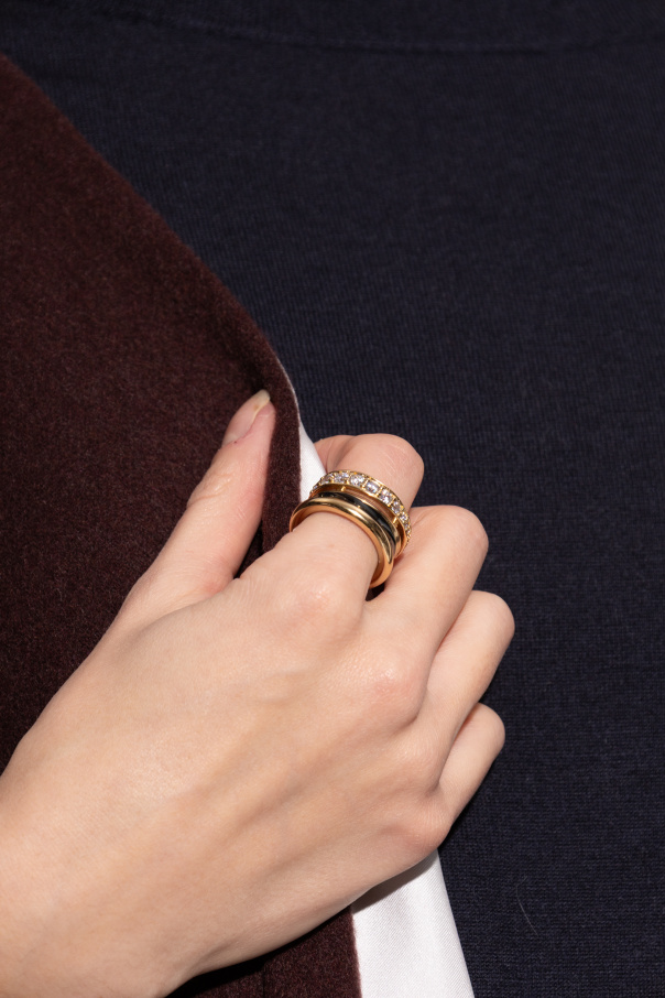 FERRAGAMO Ring with sparkling crystals