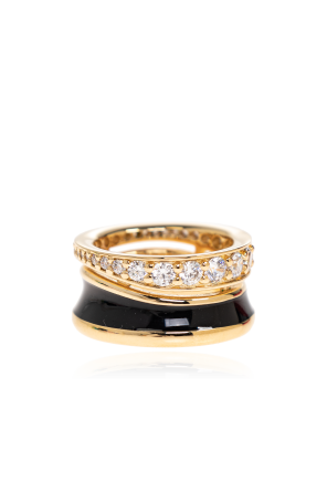 Anillo con cristales brillantes