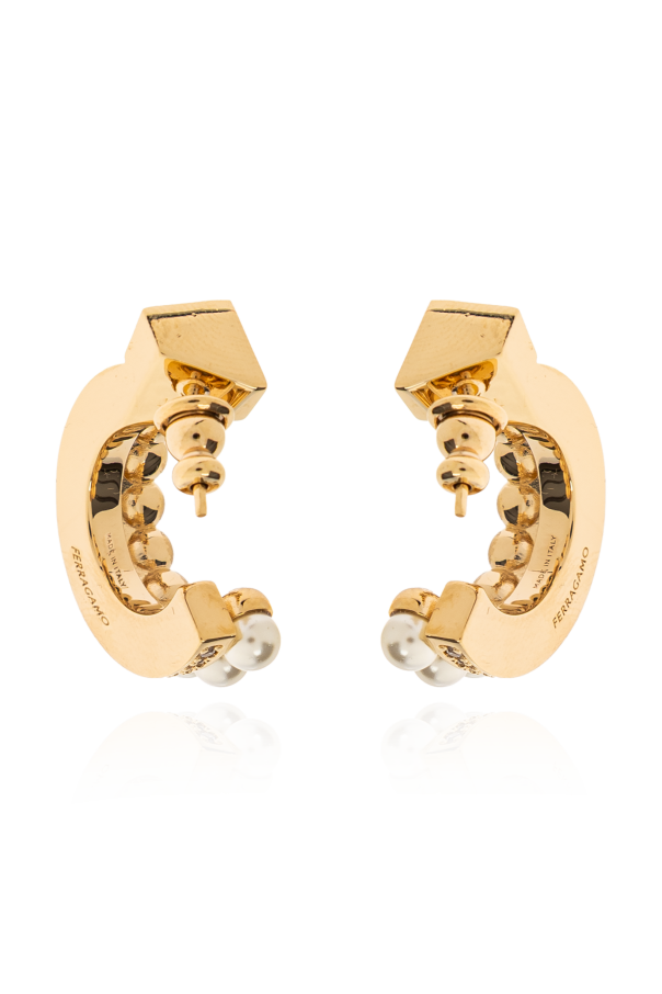 FERRAGAMO Brincos semicirculares