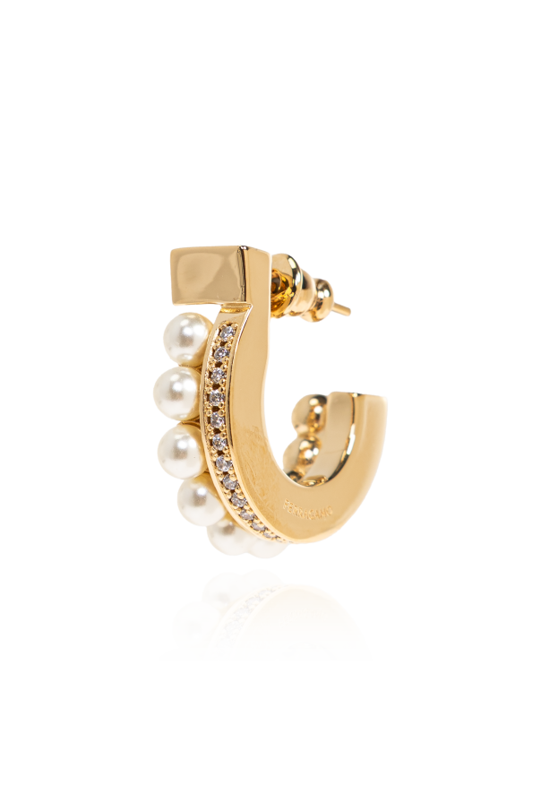 FERRAGAMO Brincos semicirculares