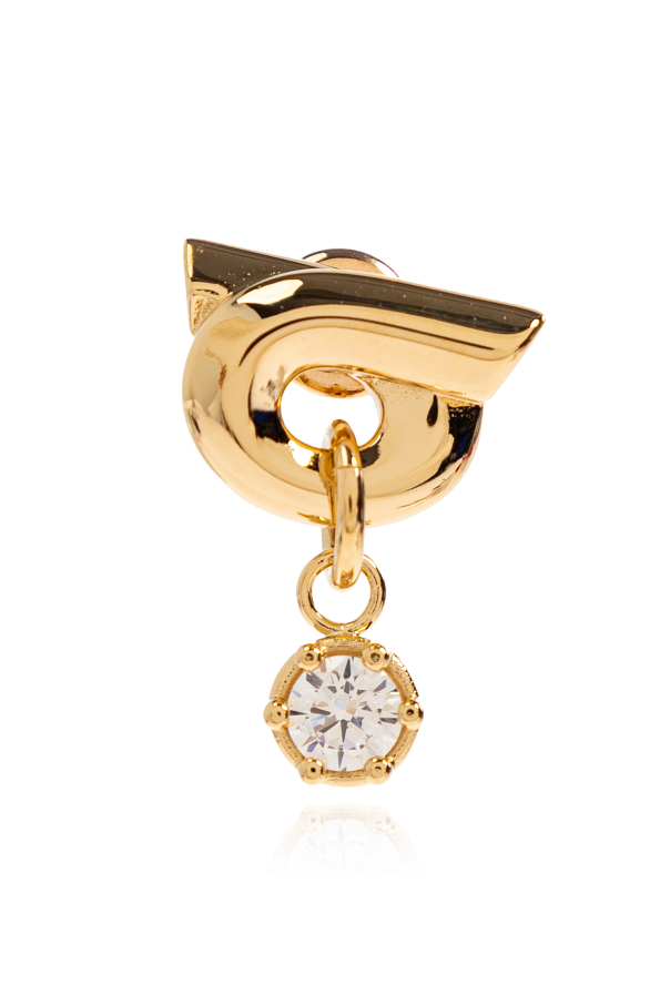 FERRAGAMO Ohrringe mit schimmerndem Kristall