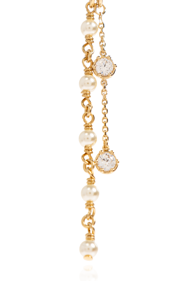 FERRAGAMO Pendientes largos con perlas