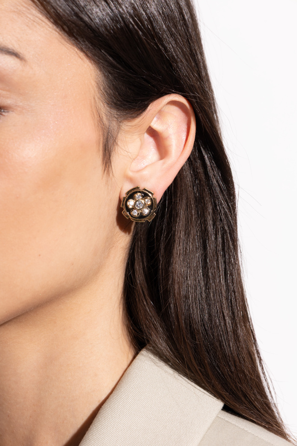 FERRAGAMO Earrings with shimmering crystals