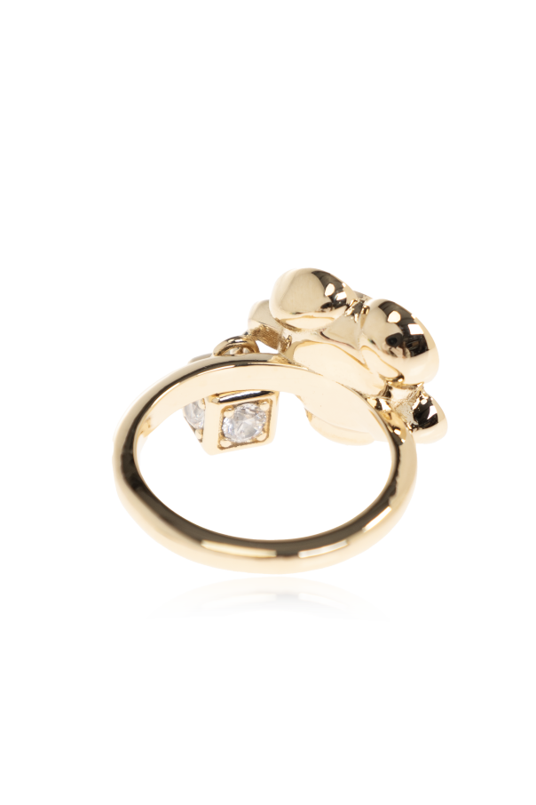 FERRAGAMO Anillo con cristal brillante