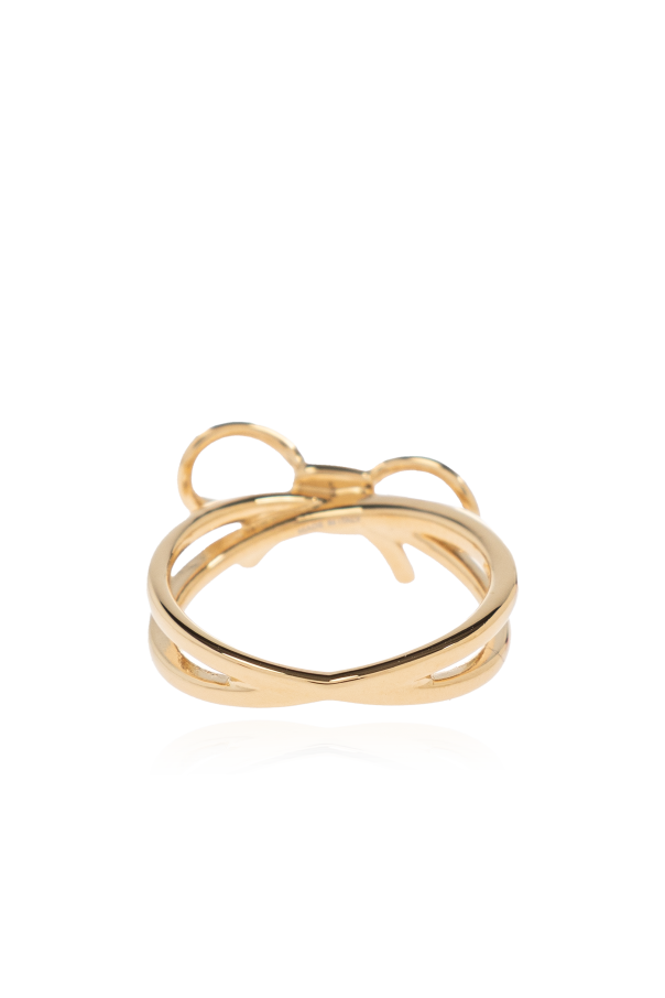 FERRAGAMO Ring with engraved logo