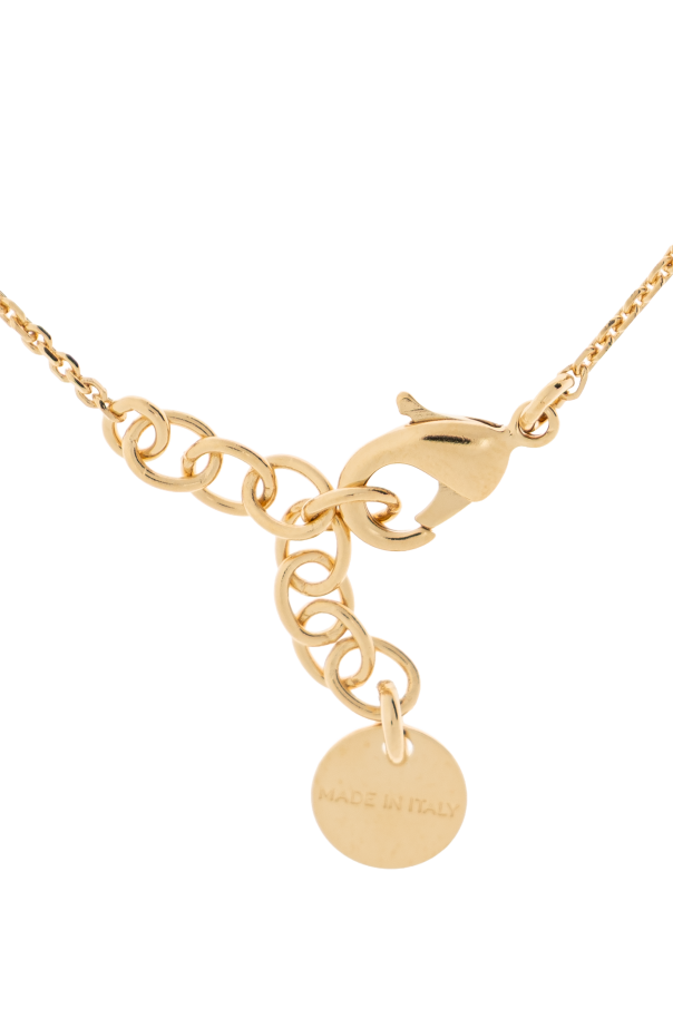 FERRAGAMO Bracelet with a charm featuring shimmering crystals