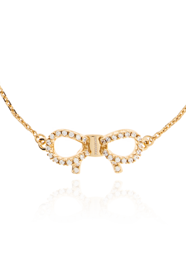 FERRAGAMO Bracelet with a charm featuring shimmering crystals
