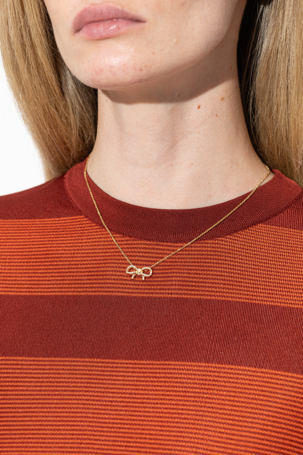 FERRAGAMO Collar con colgante con brillantes cristales