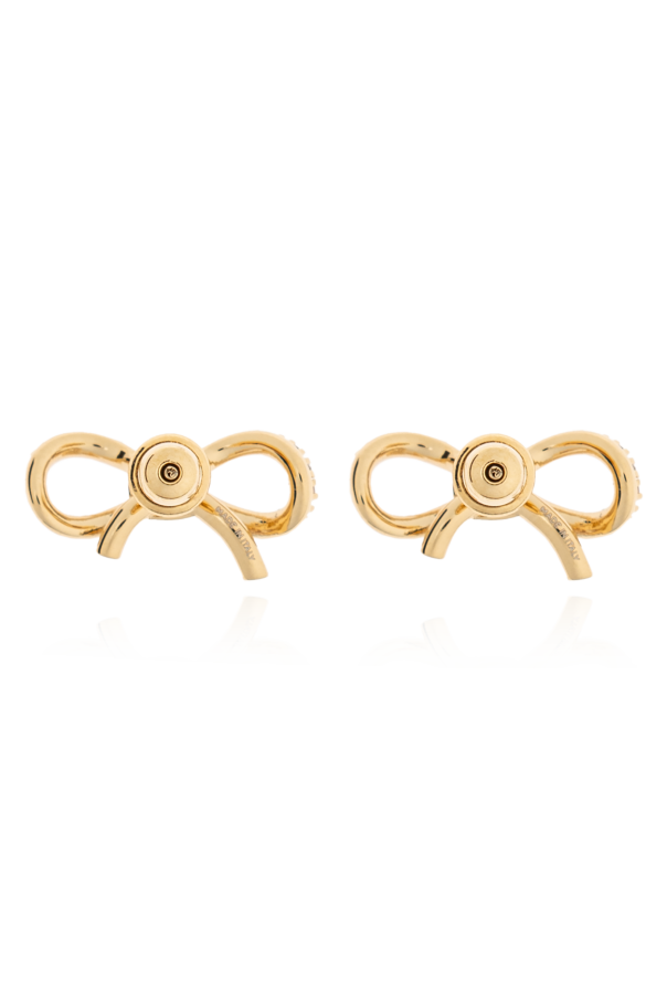 FERRAGAMO Pendientes con cristales relucientes