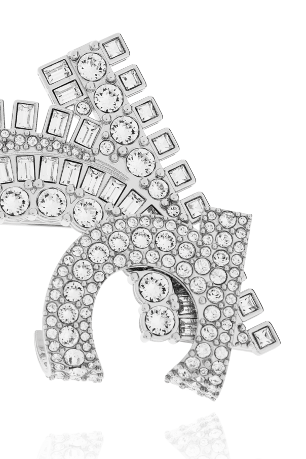FERRAGAMO Brooch with crystals