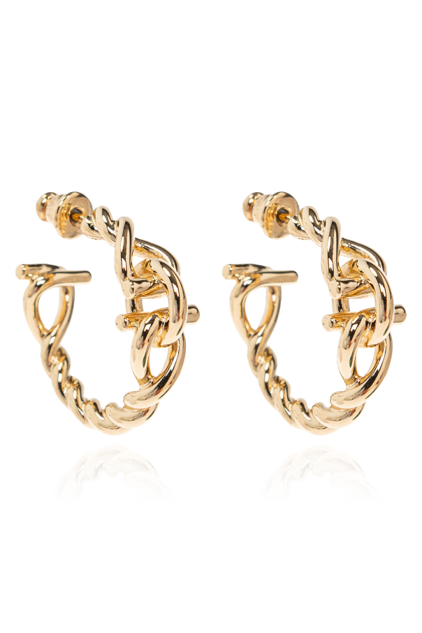 Brass earrings od FERRAGAMO