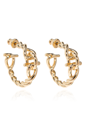 Brass earrings od FERRAGAMO