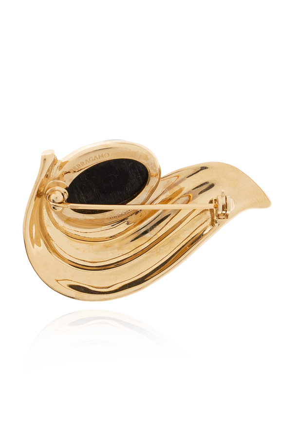 FERRAGAMO Messingbrosche