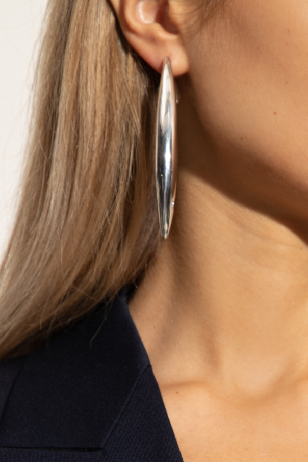Bottega flat Veneta Silver earrings
