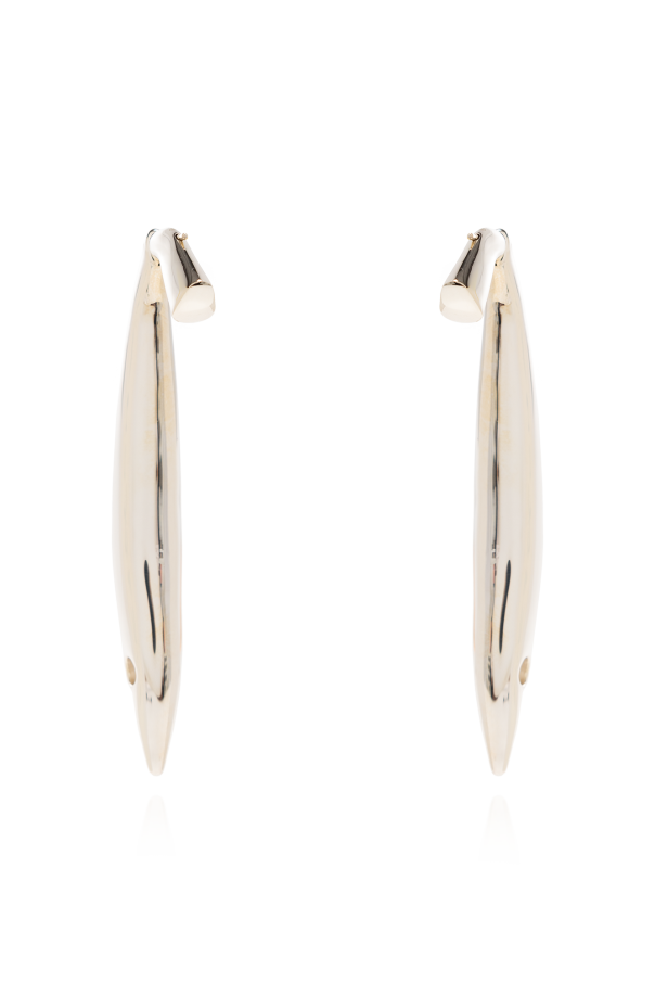Bottega flat Veneta Silver earrings
