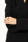 Balenciaga GOLD Two-finger signet ring
