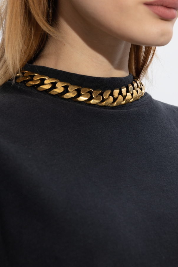 Balenciaga Brass necklace
