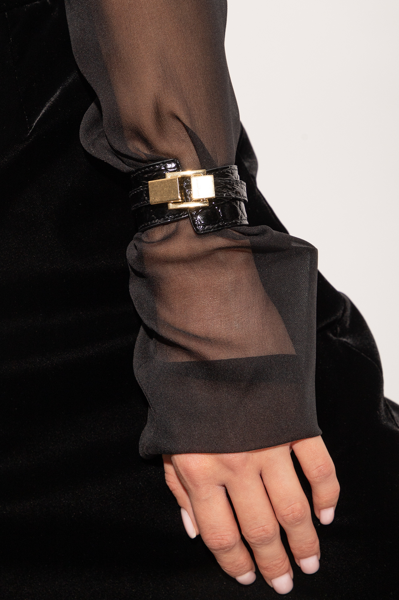 Saint Laurent Leather bracelet