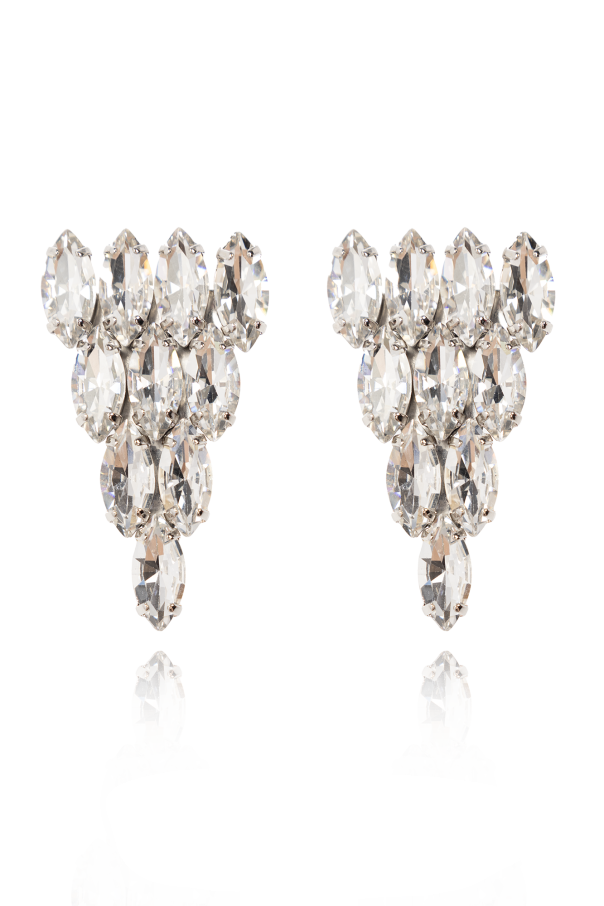 Gucci Crystal-embellished clip-on earrings