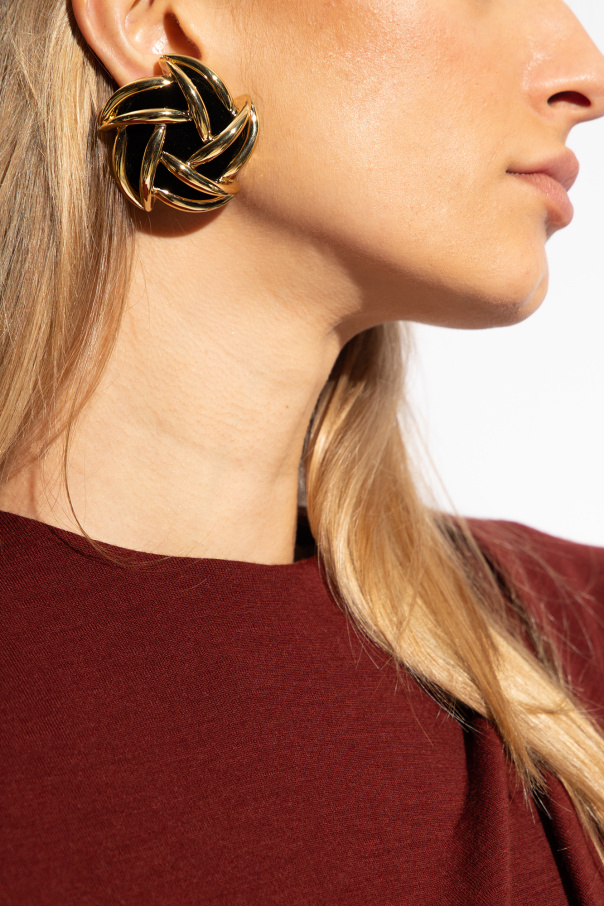 Saint Laurent Clip-on earrings with logo