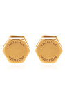 Balenciaga ‘Garage’ brass earrings