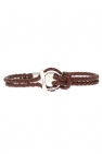 FERRAGAMO BROWN Braided bracelet