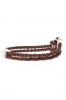 FERRAGAMO BROWN Braided bracelet