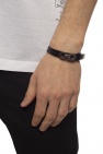 FERRAGAMO BLACK ‘Gancini’ bracelet