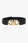 FERRAGAMO BLACK Logo bracelet