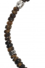 FERRAGAMO BROWN Tiger eye bracelet