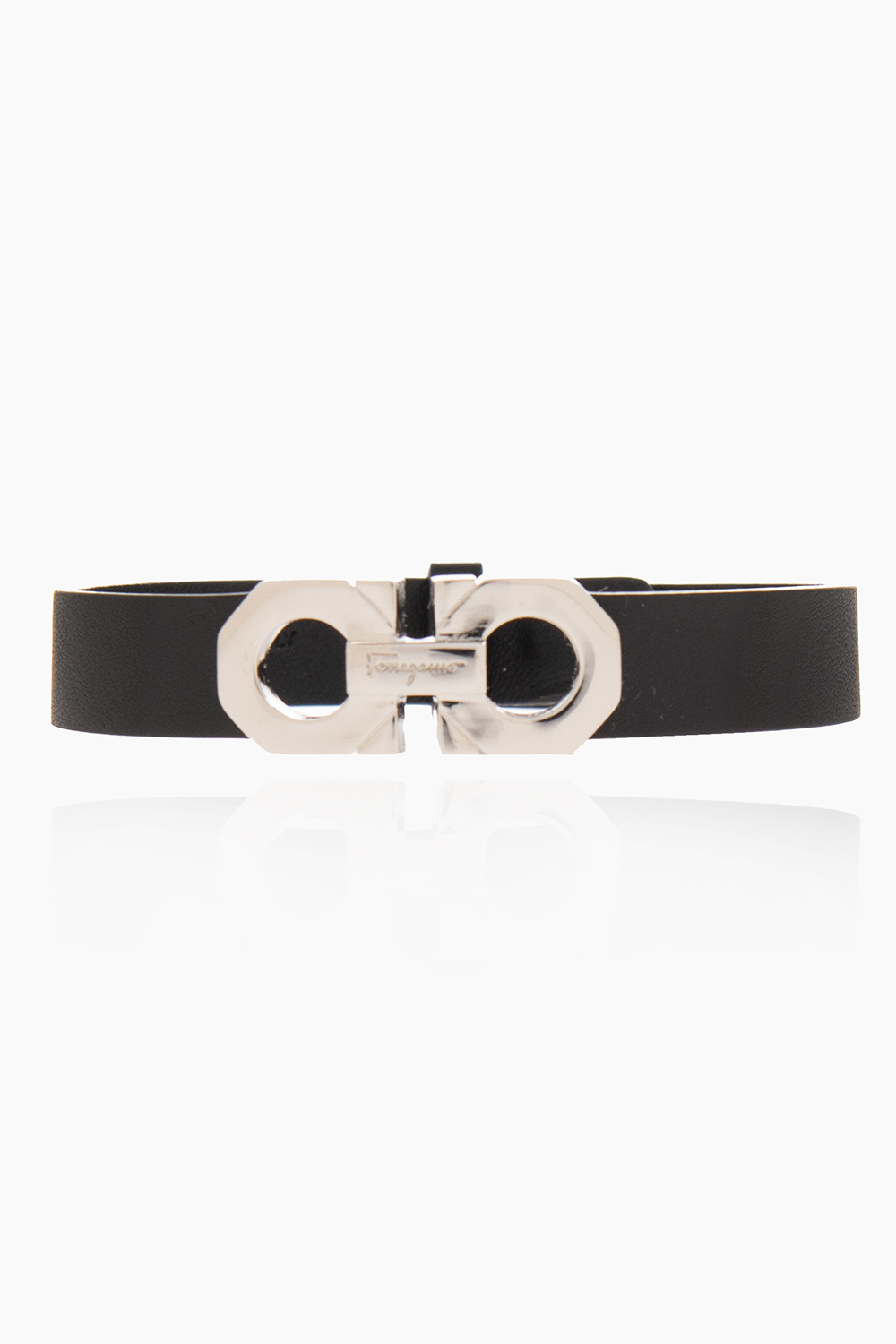 FERRAGAMO Leather bracelet with logo