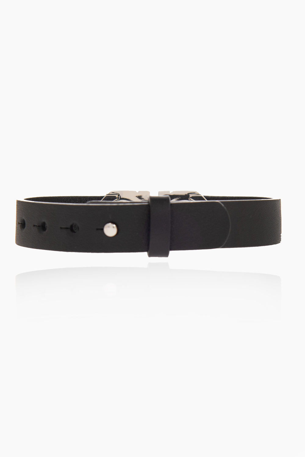 FERRAGAMO Leather bracelet with logo