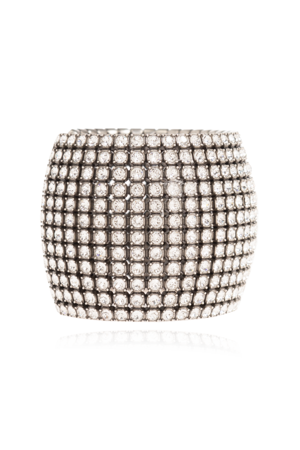 Balenciaga Bransoleta z kryształami ‘Glam’