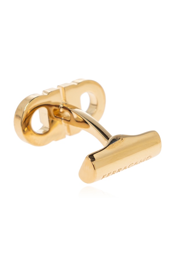 FERRAGAMO Cufflink in the shape of a logo