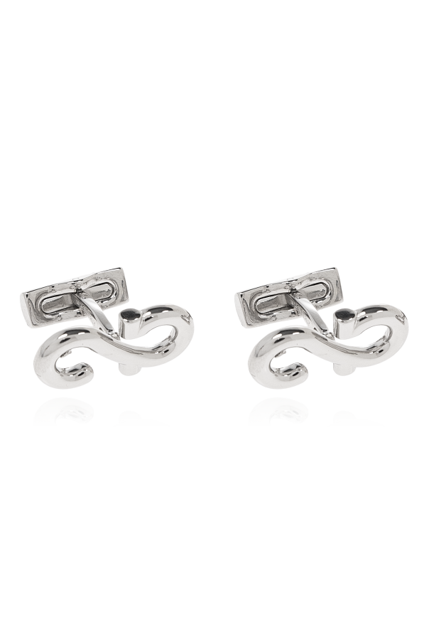Cufflinks in the shape of a logo od FERRAGAMO