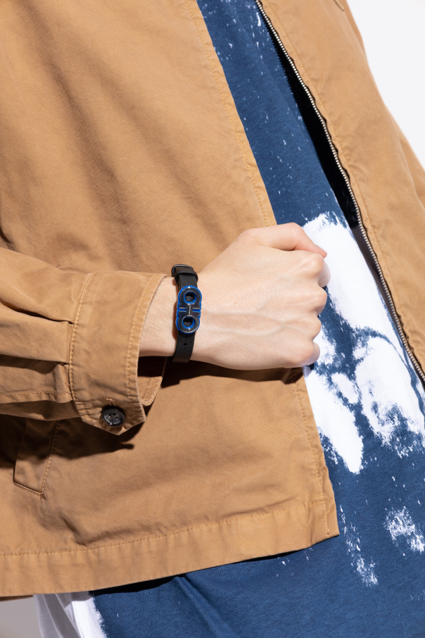 FERRAGAMO Skórzana bransoleta