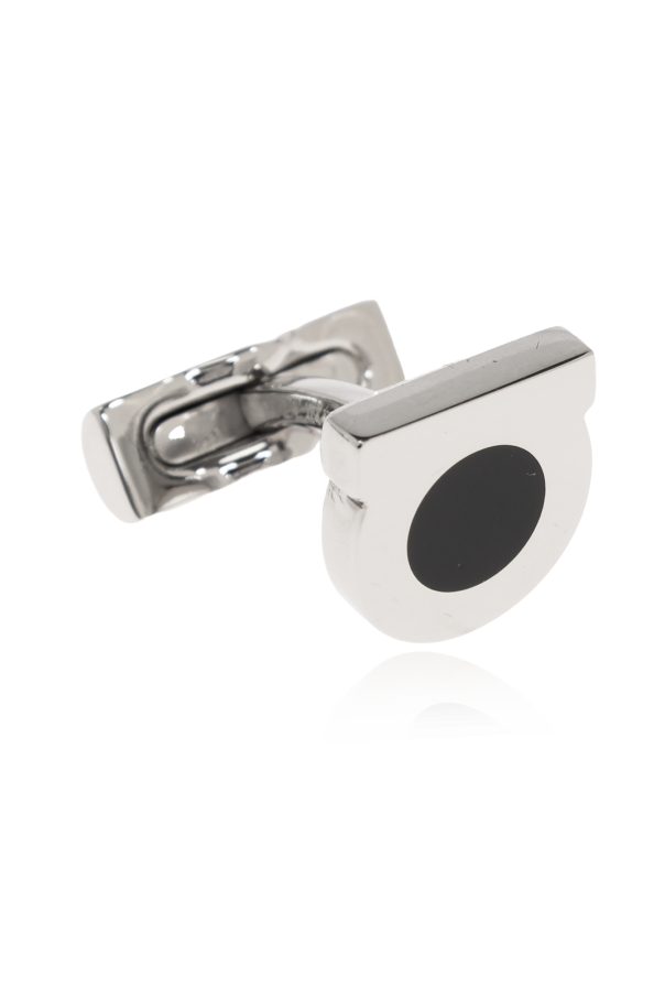 FERRAGAMO Manschettenknöpfe in Form des Logos