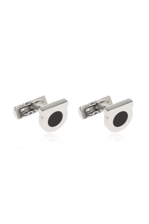 Cufflinks in the shape of a logo od FERRAGAMO