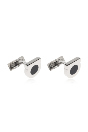 Cufflinks in the shape of a logo od FERRAGAMO