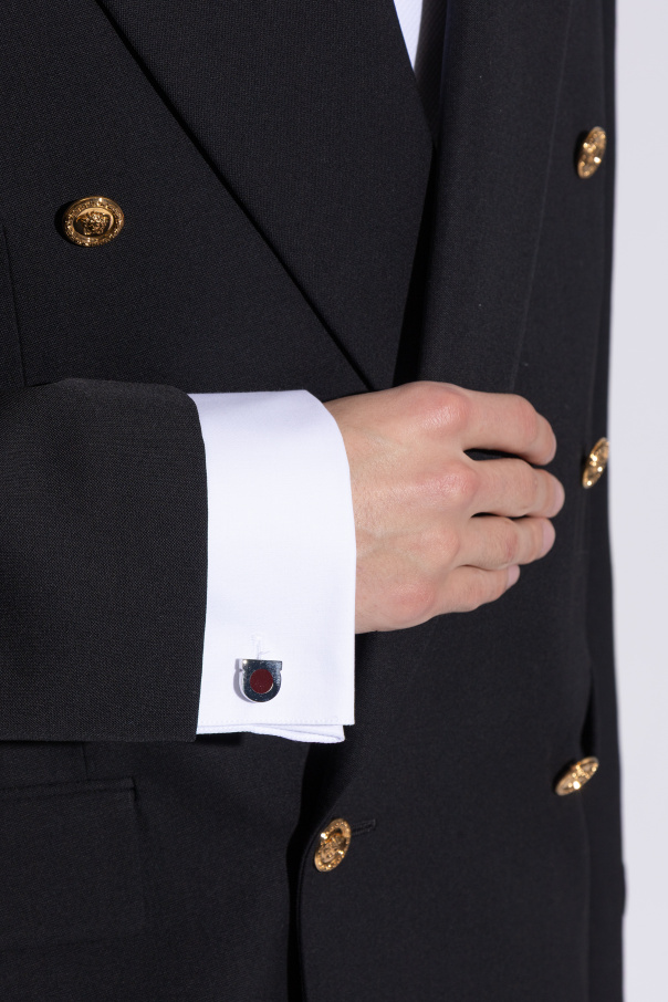 FERRAGAMO Spinki do mankietów w kształcie logo